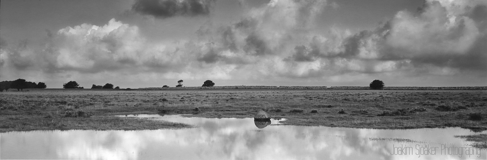 Joakim Sjöåker Photography alvaret clouds Öland panorama 6x17 provia